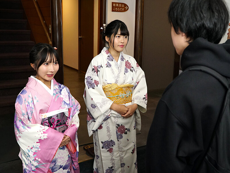 潰れかかった温泉旅館の姉妹女将は持ち前のスキルを活かしたエロすぎる接客で経営を立て直す！ 八森わか菜/由良かな