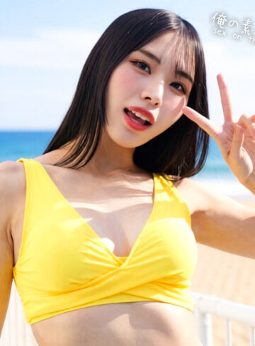 巨乳女子大生あきほちゃんの4K水着ナンパ作品