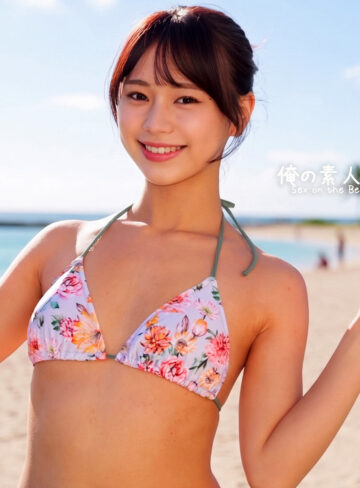 水着姿の美少女「いつは」が魅せる！4Kハイビジョンのぶっかけ＆中出し映像作品
